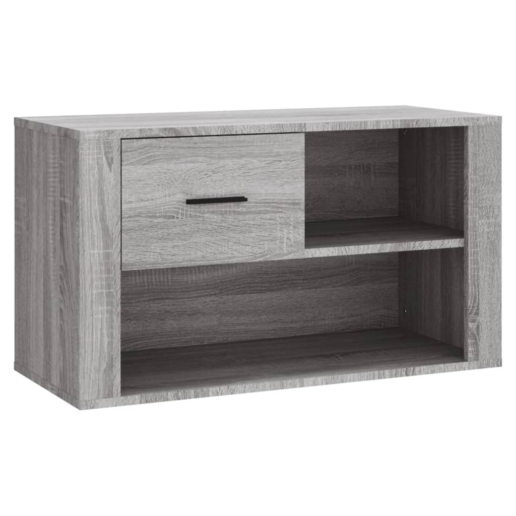 Scarpiera Grigio Sonoma 80x35x45 cm in Legno Multistrato 816758