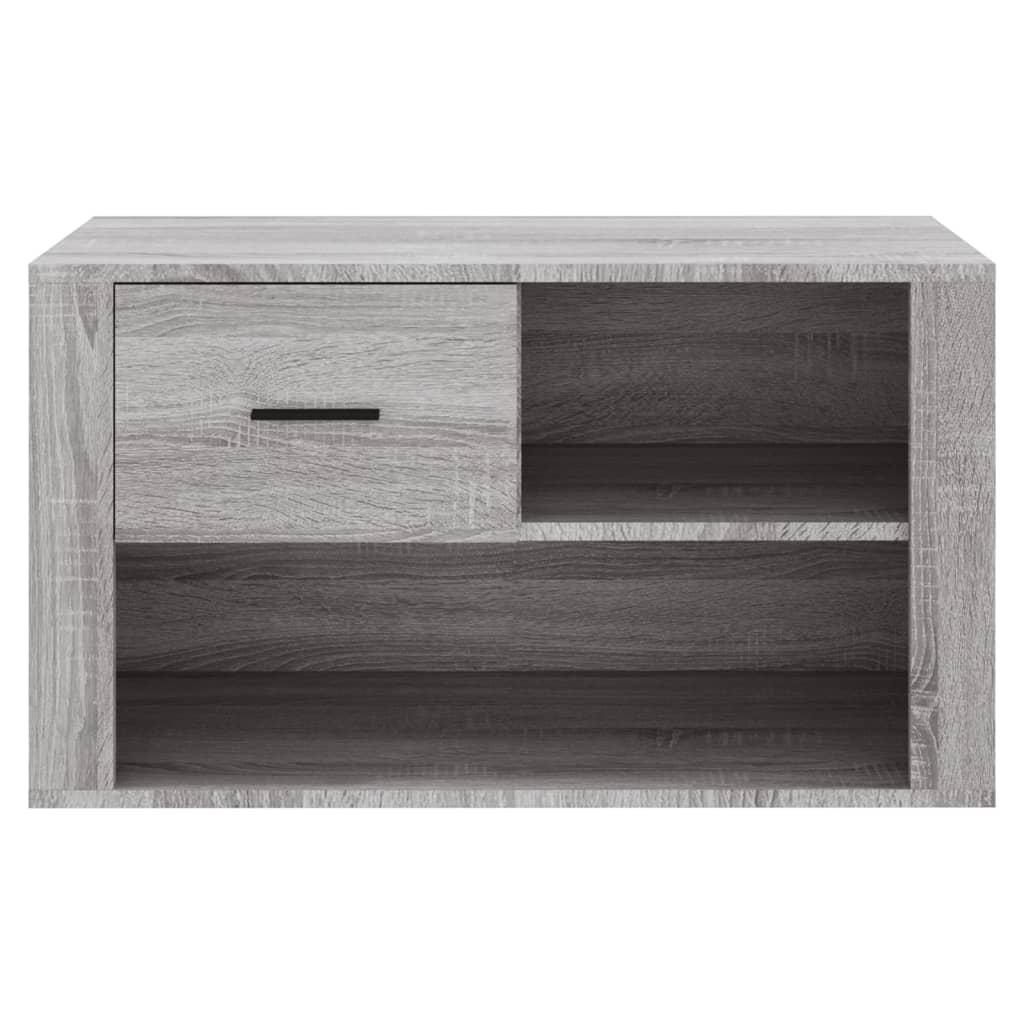 Scarpiera Grigio Sonoma 80x35x45 cm in Legno Multistrato 816758