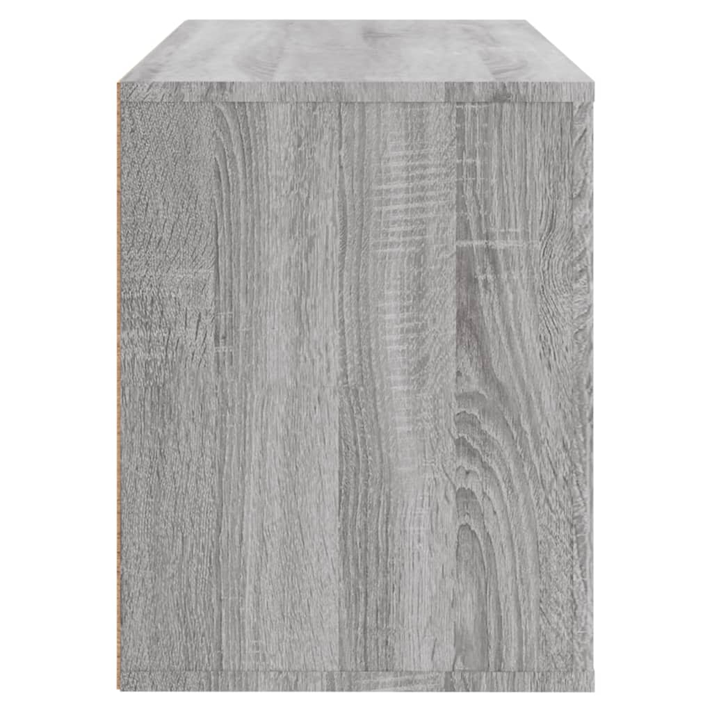 Scarpiera Grigio Sonoma 80x35x45 cm in Legno Multistrato 816758