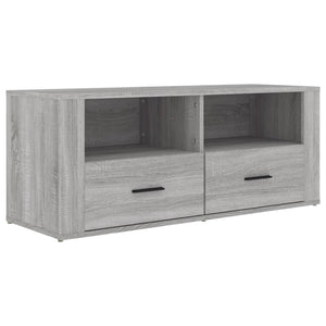 Mobile TV Grigio Sonoma 100x35x40 cm in Legno Multistrato cod mxl 18088