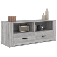 Mobile TV Grigio Sonoma 100x35x40 cm in Legno Multistrato cod mxl 18088