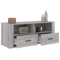 Mobile TV Grigio Sonoma 100x35x40 cm in Legno Multistrato cod mxl 18088