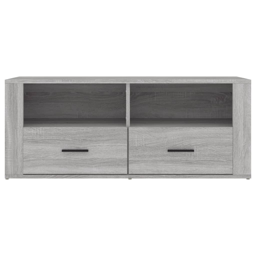 Mobile TV Grigio Sonoma 100x35x40 cm in Legno Multistrato cod mxl 18088