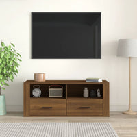 Mobile TV Rovere Marrone 100x35x40 cm in Legno Multistrato