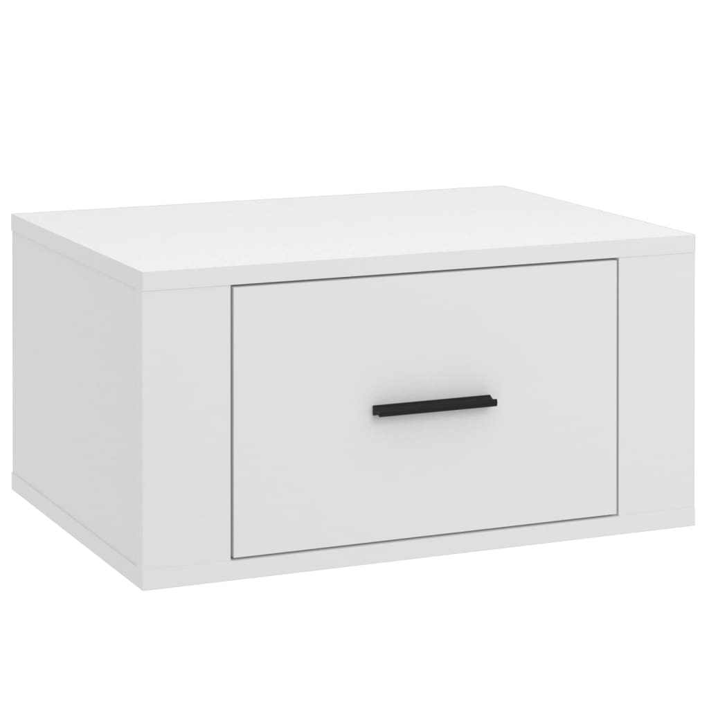 Comodino a Parete Bianco 50x36x25 cm 816840