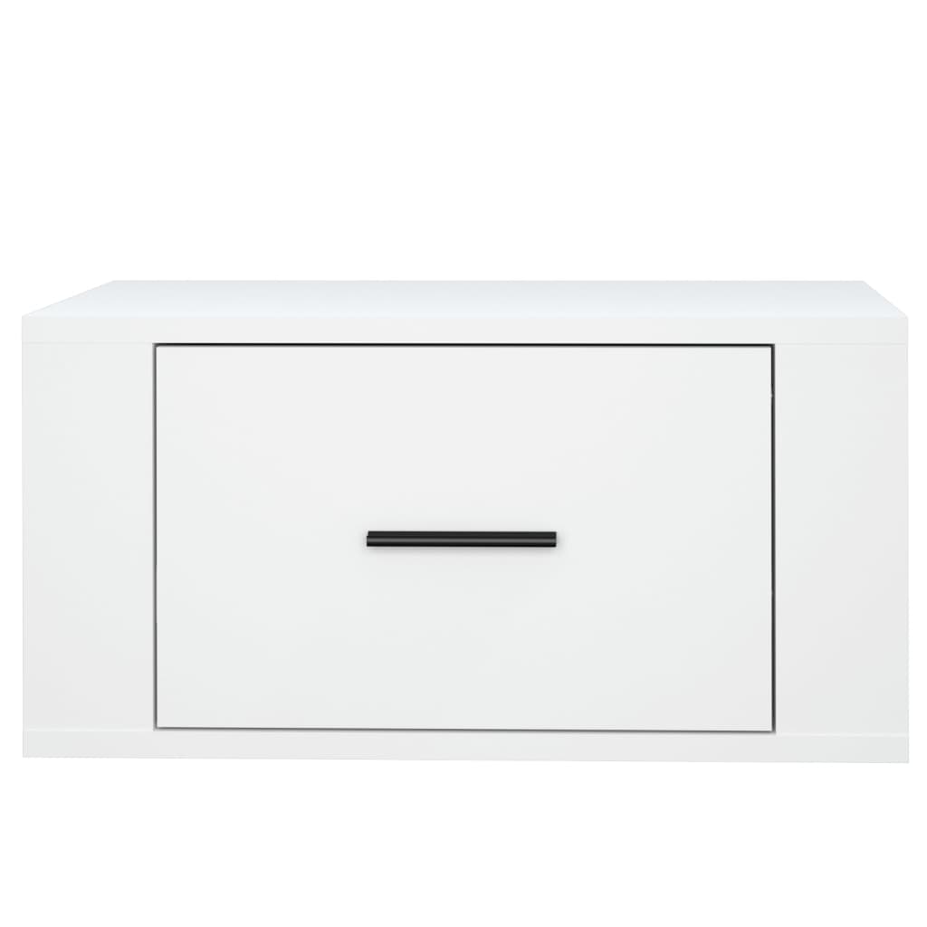 Comodino a Parete Bianco 50x36x25 cm 816840