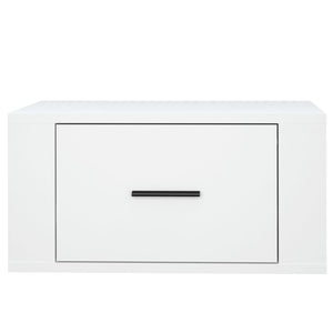 Comodino a Parete Bianco 50x36x25 cm 816840