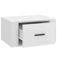 Comodino a Parete Bianco 50x36x25 cm 816840