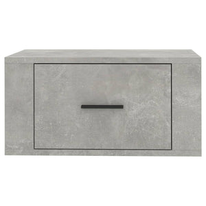 Comodino a Muro Grigio Cemento 50x36x25 cm cod mxl 31085