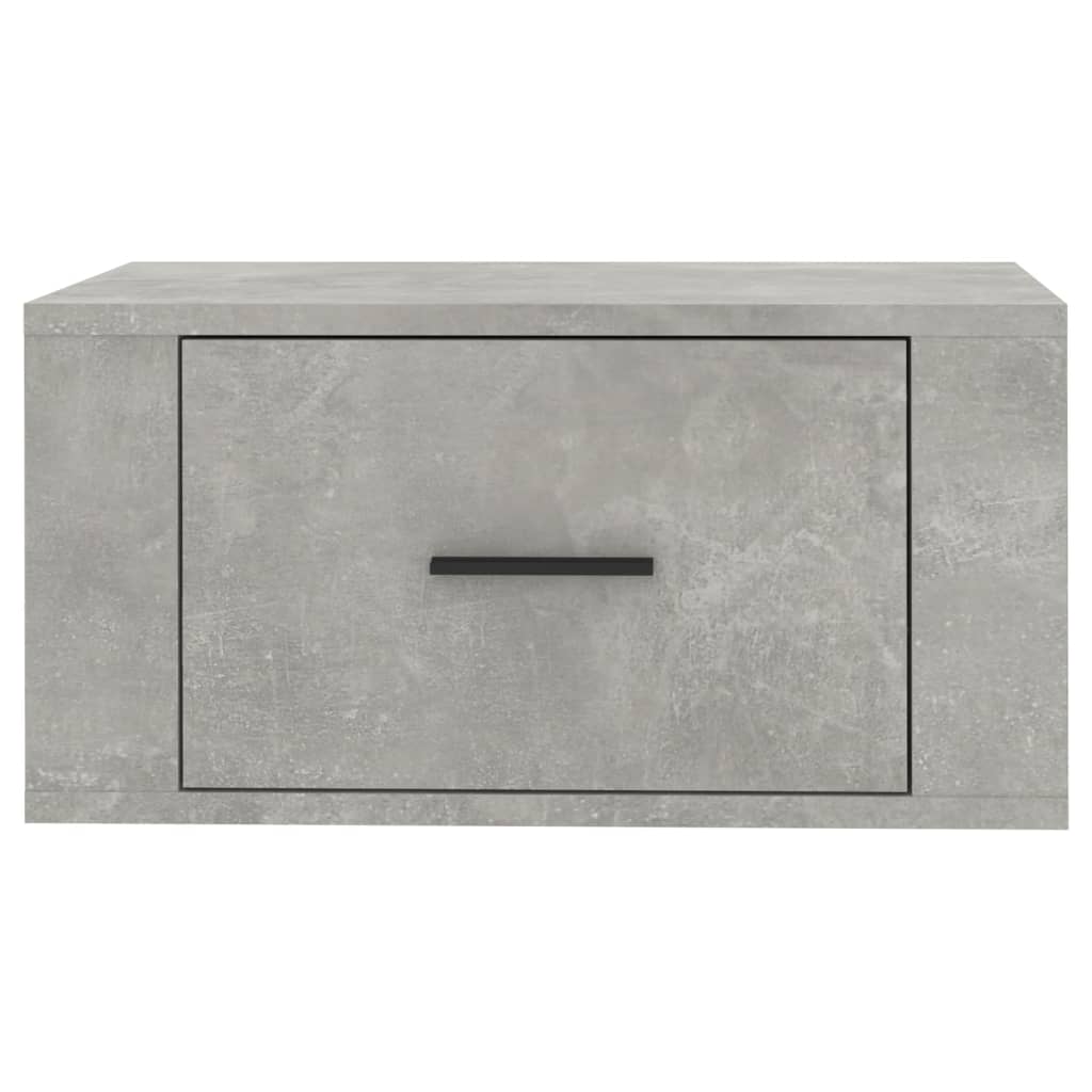 Comodini a Muro 2 pz Grigio Cemento 50x36x25 cm cod mxl 30017