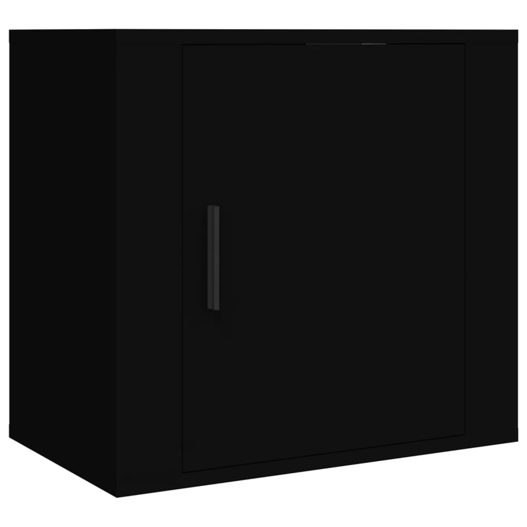 Comodino a Muro Nero 50x30x47 cm cod 11291