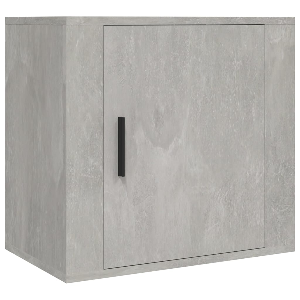 Comodino a Muro Grigio Cemento 50x30x47 cm cod mxl 30267