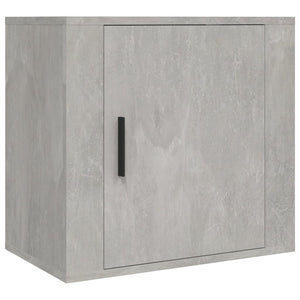 Comodino a Muro Grigio Cemento 50x30x47 cm 816872