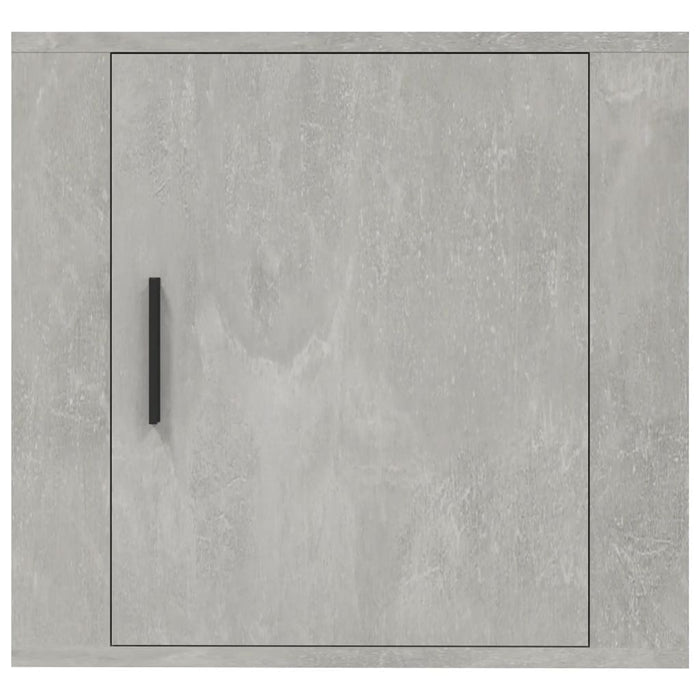 Comodino a Muro Grigio Cemento 50x30x47 cm 816872