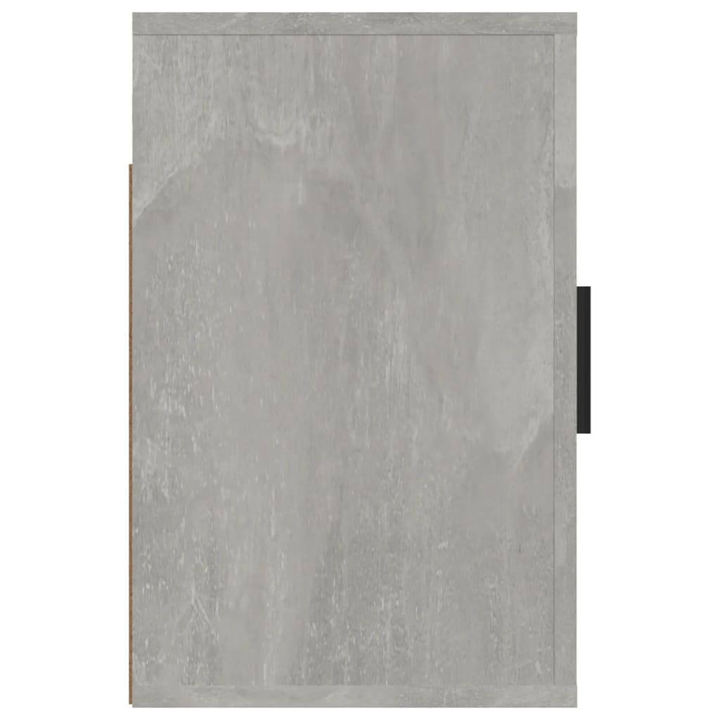 Comodino a Muro Grigio Cemento 50x30x47 cm 816872