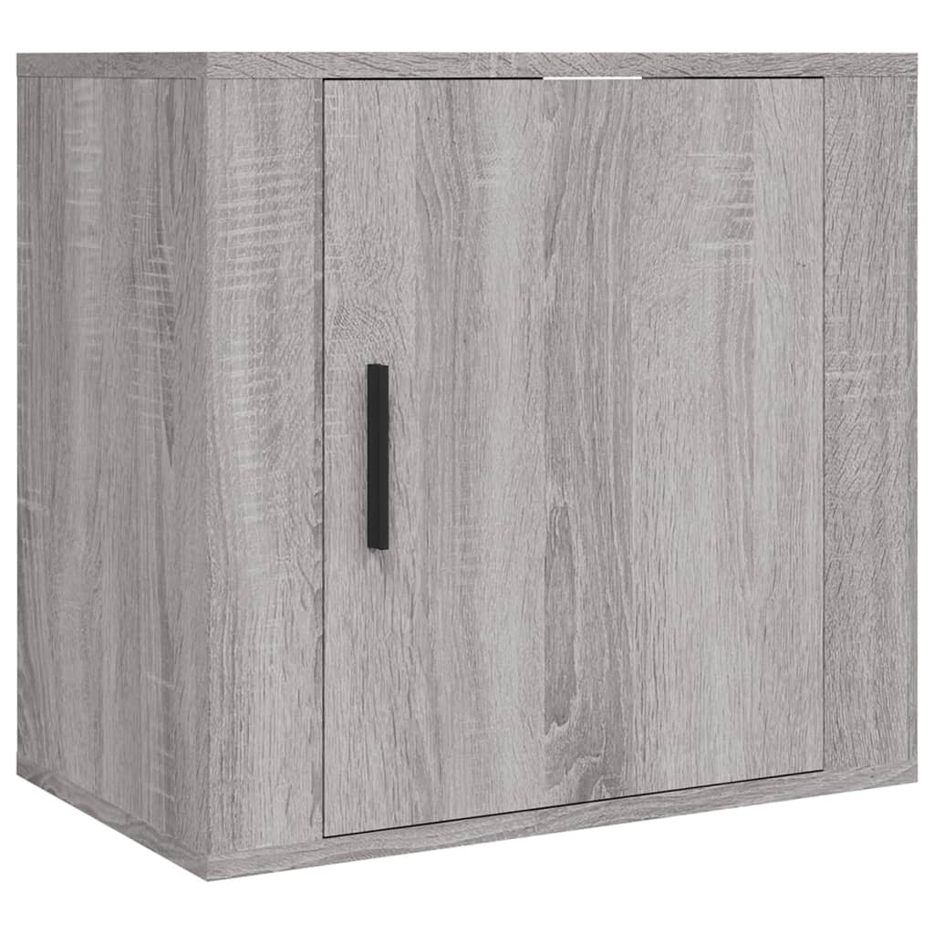 Comodino a Muro Grigio Sonoma 50x30x47 cm cod mxl 29940