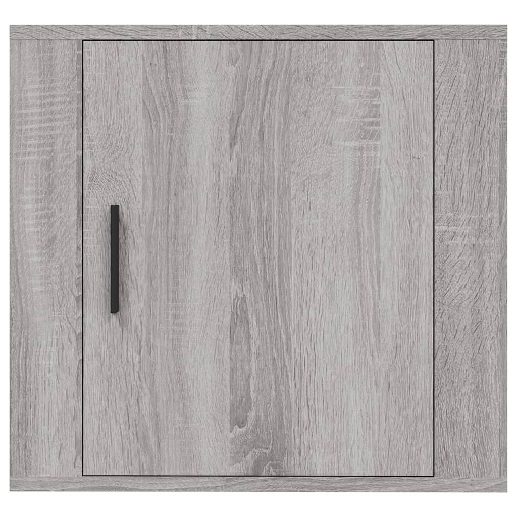 Comodino a Muro Grigio Sonoma 50x30x47 cm cod mxl 29940