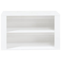 Scarpiera Bianco Lucido 75x35x45 cm in Legno Multistrato cod mxl 47415