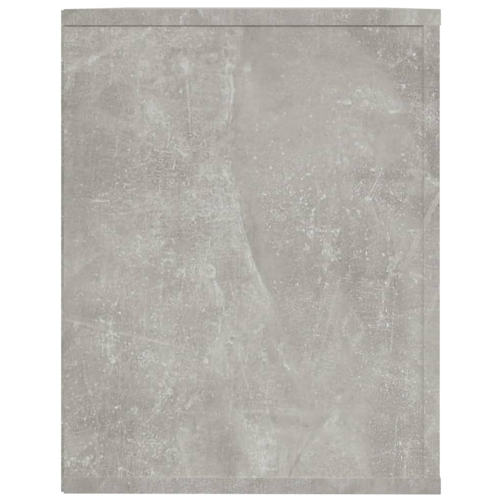 Scarpiera Grigio Cemento 75x35x45 cm in Legno Multistrato cod mxl 40610