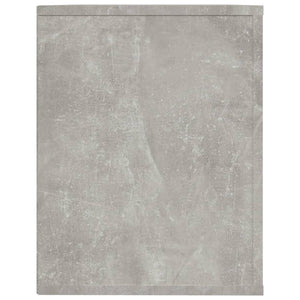 Scarpiera Grigio Cemento 75x35x45 cm in Legno Multistrato cod mxl 40610