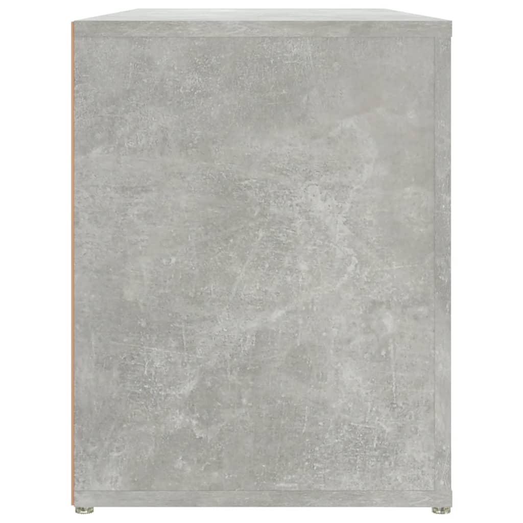 Scarpiera Grigio Cemento 100x35x45 cm in Legno Multistrato 816908