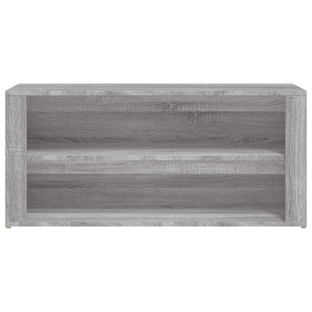 Scarpiera Grigio Sonoma 100x35x45 cm in Legno Multistrato cod mxl 39334