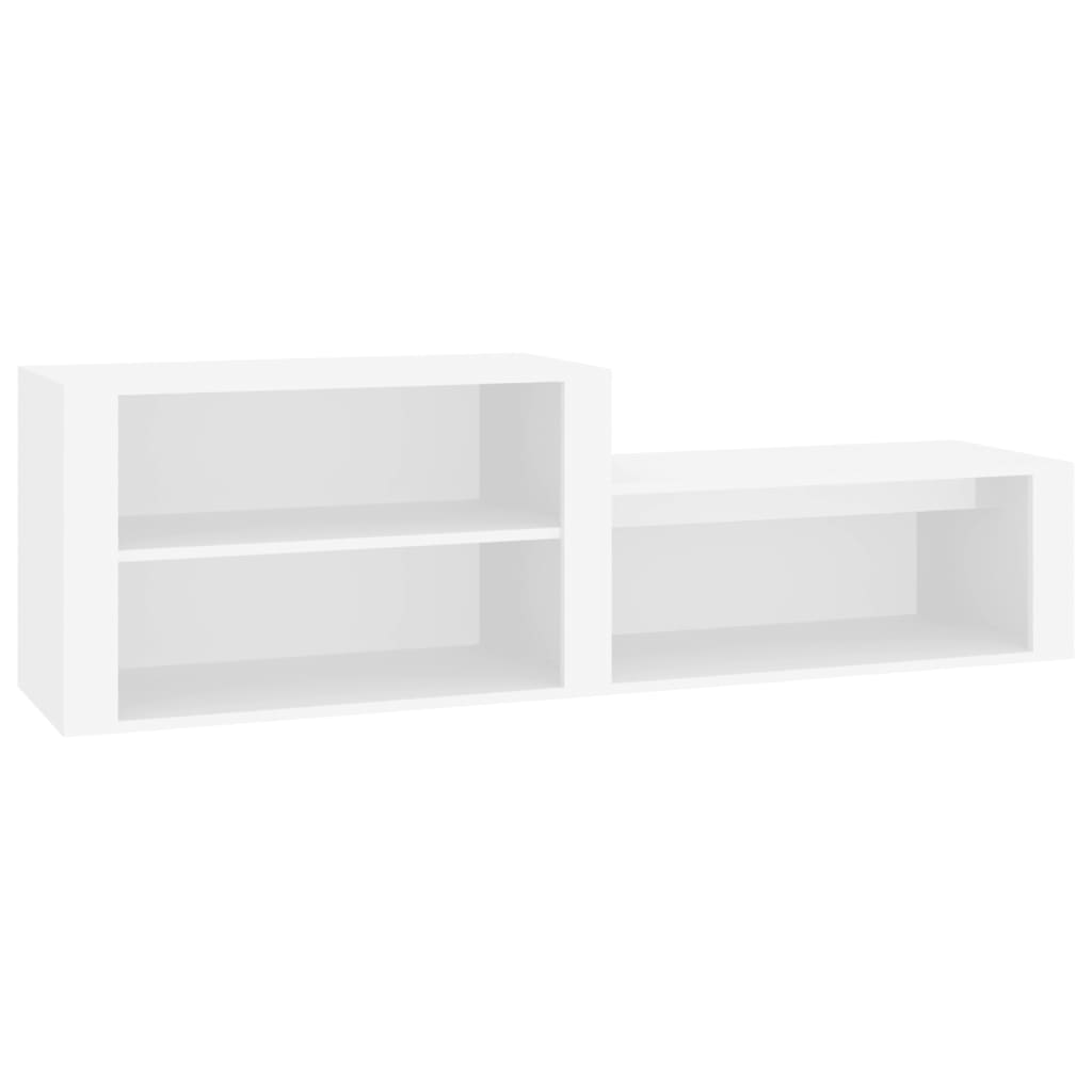 Scarpiera bianco 150x35x45 cm in Legno Multistrato 816912