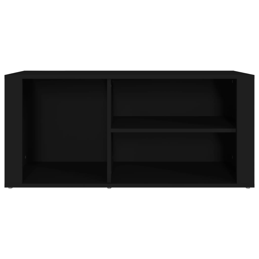 Scarpiera Nero 100x35x45 cm in Legno Multistrato cod 12343