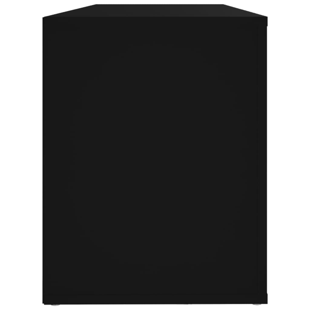 Scarpiera Nero 100x35x45 cm in Legno Multistrato cod 12343