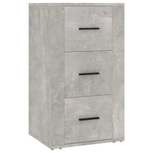 Credenza Grigio Cemento 40x33x70 cm in Legno Multistrato cod mxl 6612