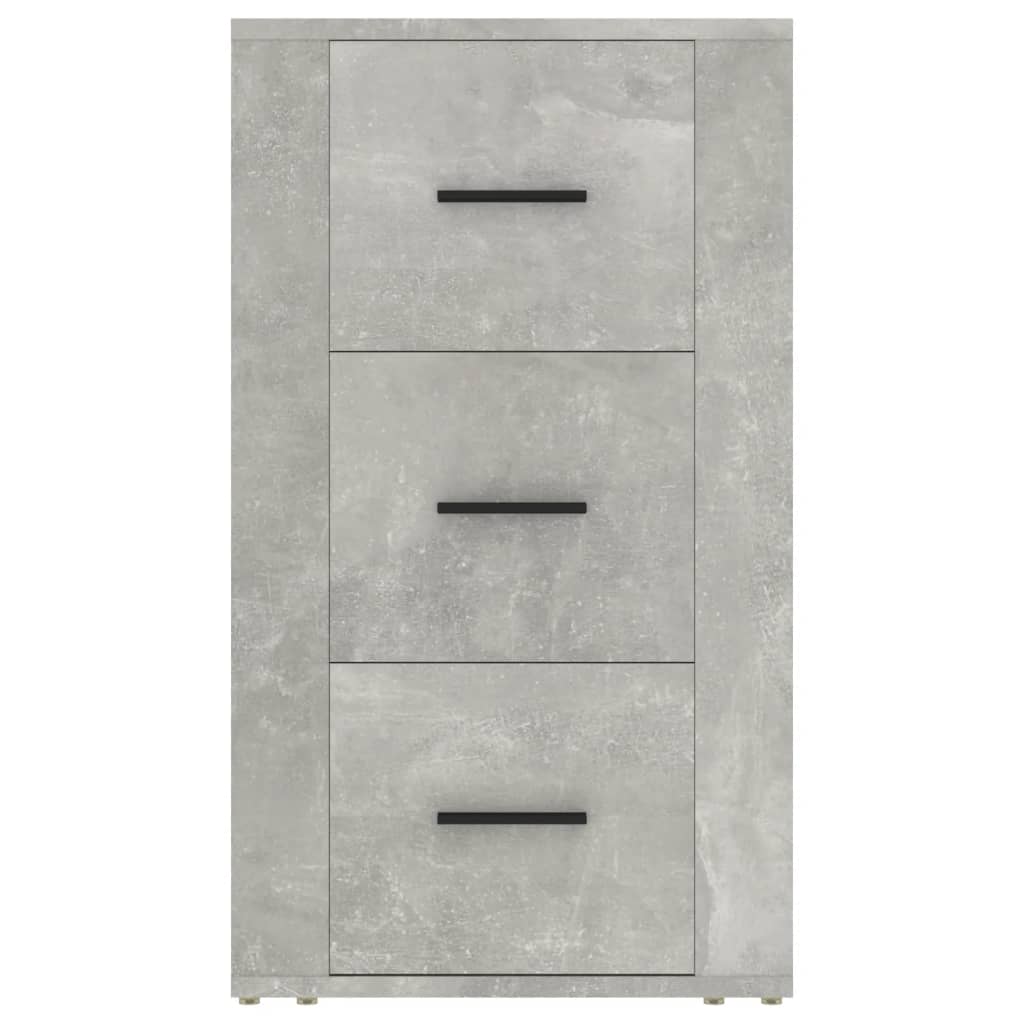 Credenza Grigio Cemento 40x33x70 cm in Legno Multistrato cod mxl 6612