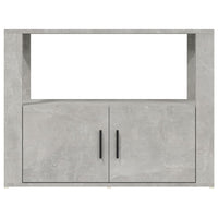 Credenza Grigio Cemento 80x30x60 cm in Legno Multistrato cod mxl 9590