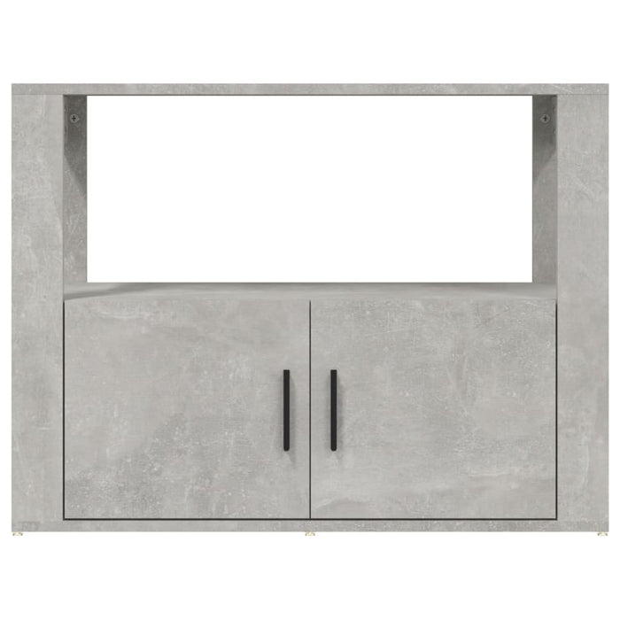 Credenza Grigio Cemento 80x30x60 cm in Legno Multistrato cod mxl 9590