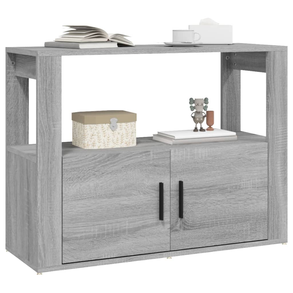 Credenza Grigio Sonoma 80x30x60 cm in Legno Multistrato cod mxl 23625