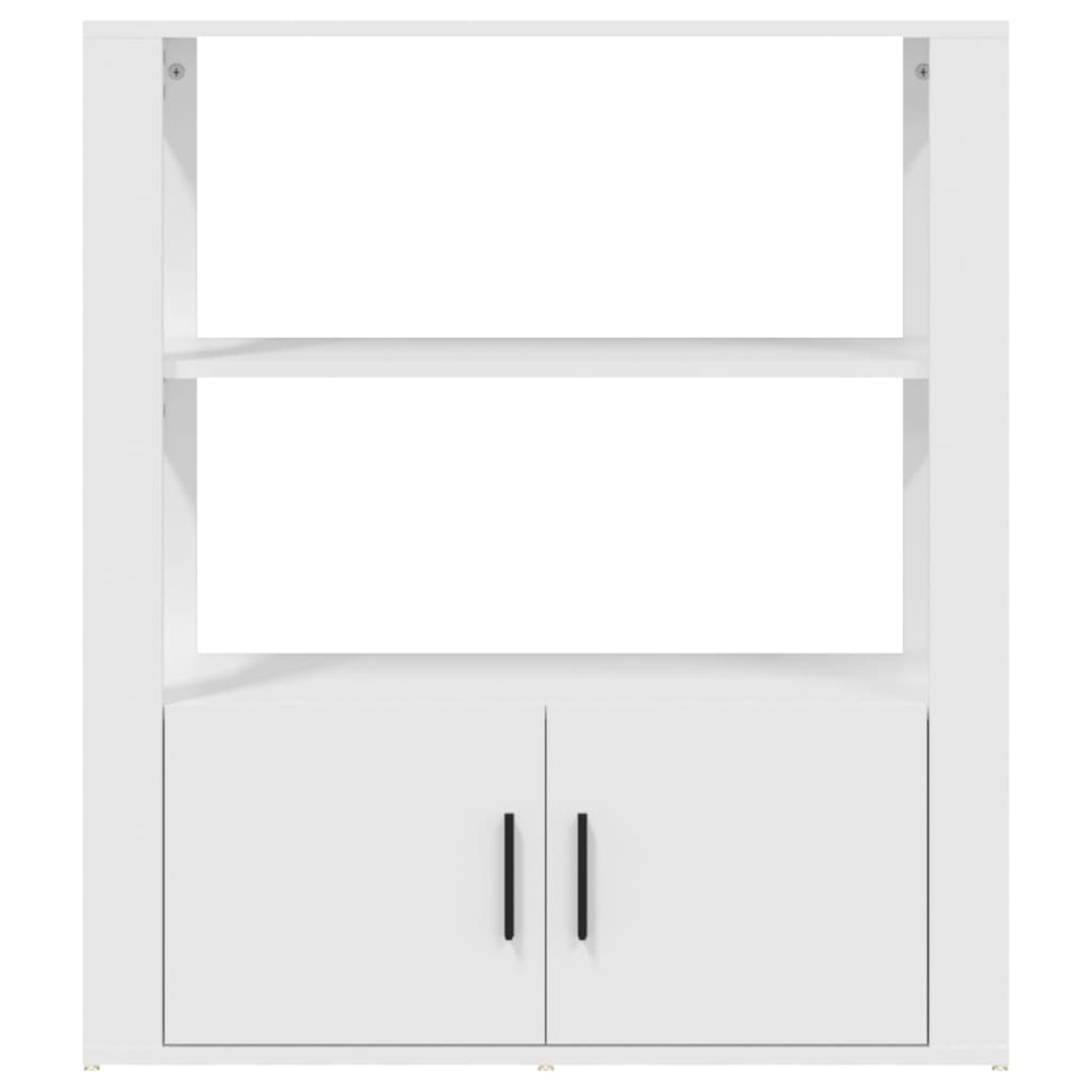 Credenza Bianca 80x30x90 cm in Legno Multistrato 819460