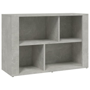 Credenza Grigio Cemento 80x30x54 cm in Legno Multistrato