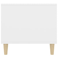 Tavolino da Salotto Bianco 90x49x45 cm in Legno Multistrato 819612