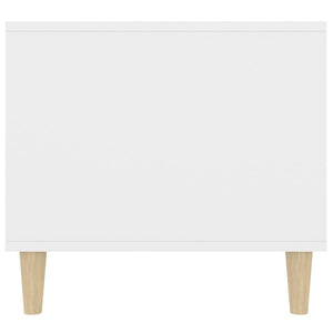 Tavolino da Salotto Bianco 90x49x45 cm in Legno Multistrato 819612