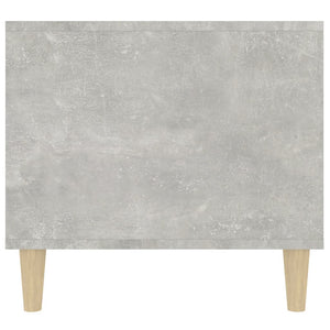 Tavolino Salotto Grigio Cemento 90x49x45 cm Legno Multistrato cod mxl 26864