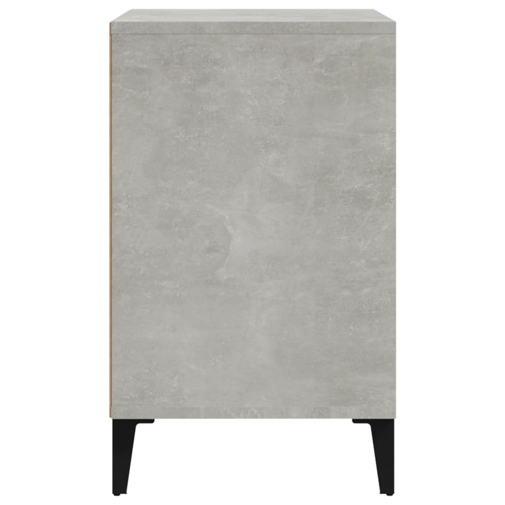 Scarpiera Grigio Cemento 102x36x60 cm in Legno Multistrato cod mxl 40285