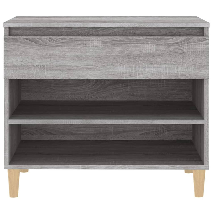 Scarpiera Grigio Sonoma 70x36x60 cm in Legno Multistrato