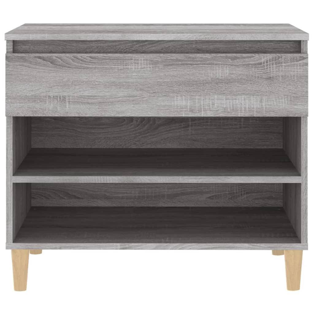 Scarpiera Grigio Sonoma 70x36x60 cm in Legno Multistrato 819762