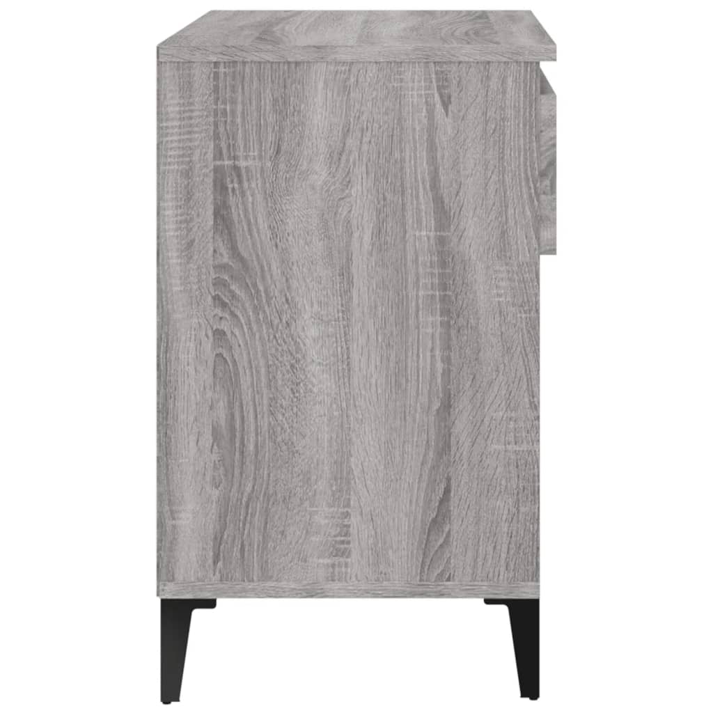 Scarpiera Grigio Sonoma 70x36x60 cm in Legno Multistrato cod mxl 37217