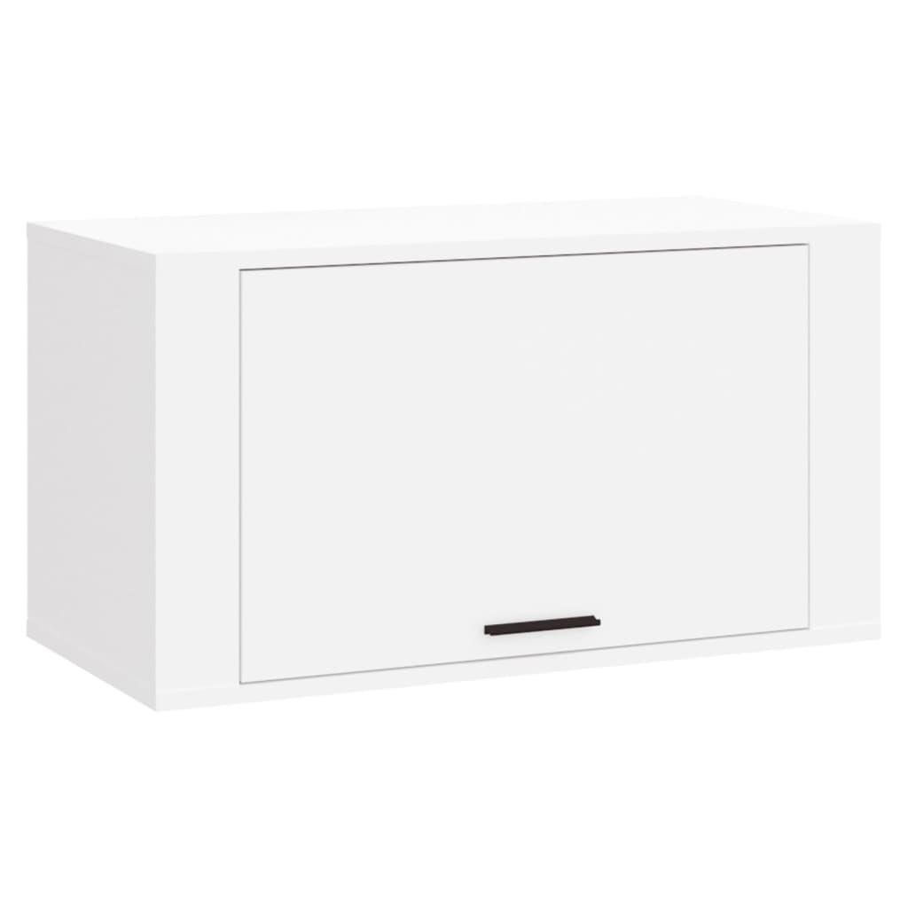 Scarpiera a Parete Bianco 70x35x38 cm Legno Multistrato 821012