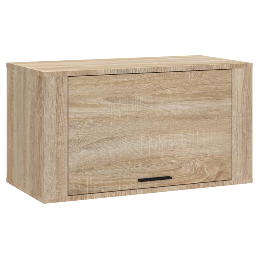 Scarpiera a Parete Rovere Sonoma 70x35x38 cm Legno Multistrato 821015