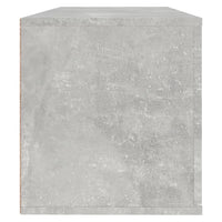 Scarpiera a Muro Grigio Cemento100x35x38cm in Legno Multistrato cod mxl 49124