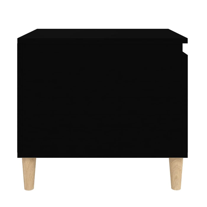 Tavolino da Salotto Nero 100x50x45 cm in Legno Multistrato 821125