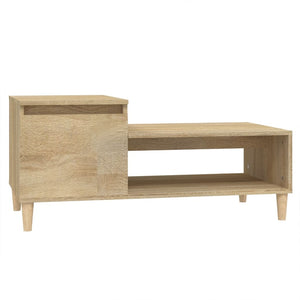 Tavolino da Salotto Rovere Sonoma 100x50x45cm Legno Multistrato 821127