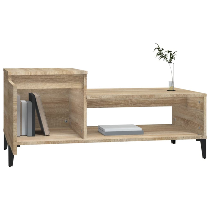 Tavolino da Salotto Rovere Sonoma 100x50x45cm Legno Multistrato