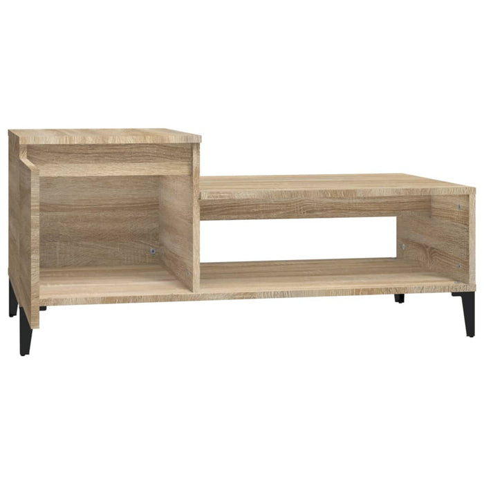 Tavolino da Salotto Rovere Sonoma 100x50x45cm Legno Multistrato